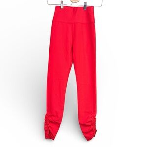 Wilo The Label Red Ribbed Leggings